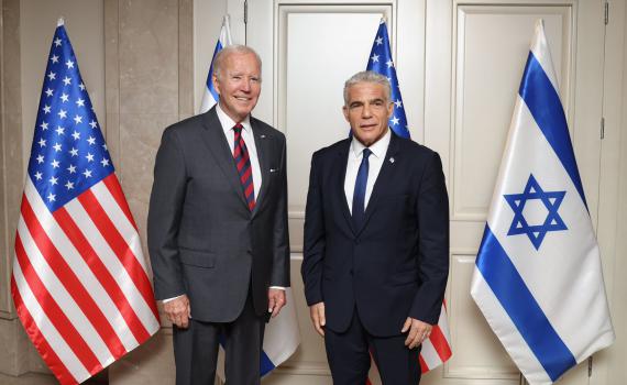 הסתיימה פגישת לפיד וביידן: "מושקעים בביטחון ישראל"