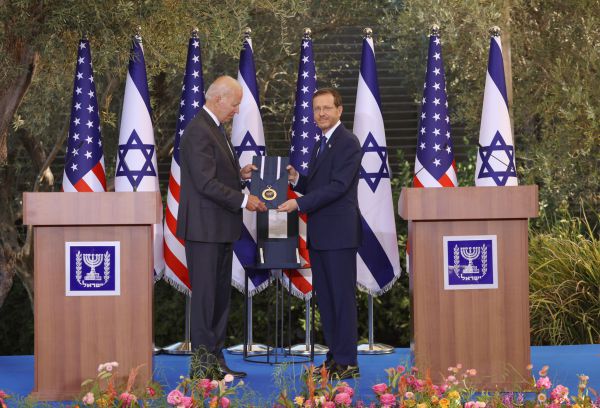 ביידן להרצוג: "כל עוד ארה"ב פה – לא תהיו לבד"