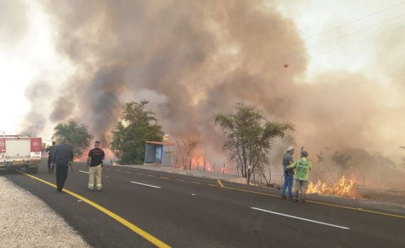 הושגה שליטה על האש בשריפות בוואדי ערה