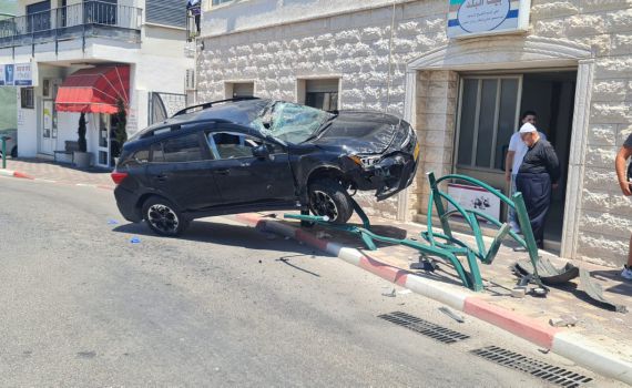 תאונה עצמית בצפון; הנהגת נפצעה בינוני