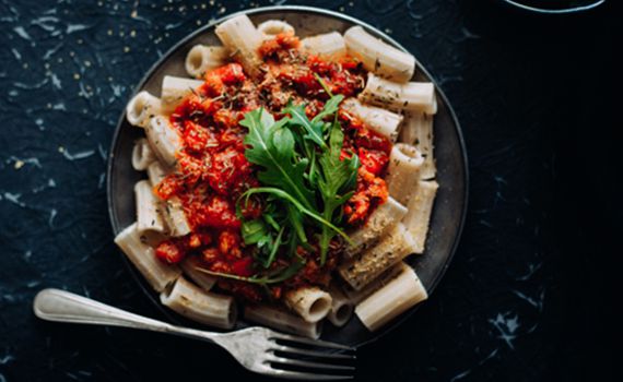 כמו באיטליה: פסטה עם בולונז ירקות