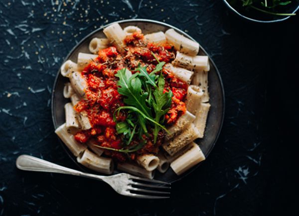 כמו באיטליה: פסטה עם בולונז ירקות