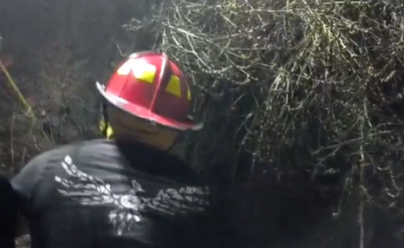 צפו: רגעי החילוץ של הלוחם שנפל לבור