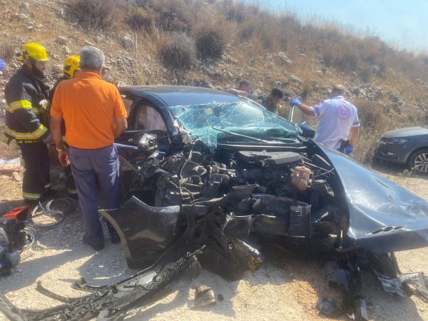 פצועה קשה בתאונת דרכים חזיתית בשומרון