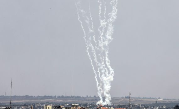 השקט הופר: פצמ"ר נורה מעזה ונפל בשטח הרצועה