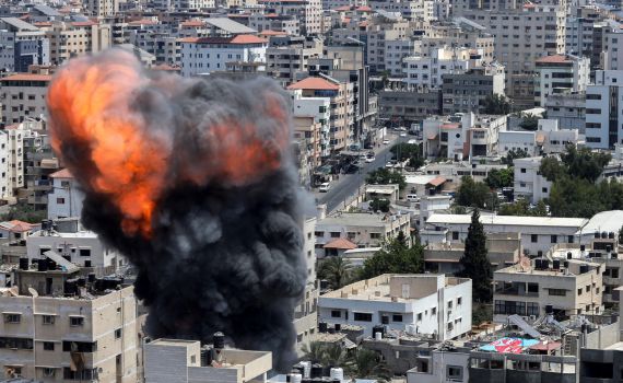 צפו: חיל האוויר משמיד מטרות של הג'יהאד בעזה