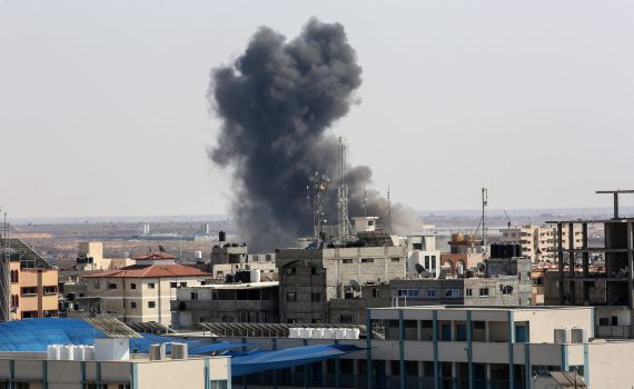 בתגובה לירי: צה"ל תקף עמדת שיגור פצצות מרגמה