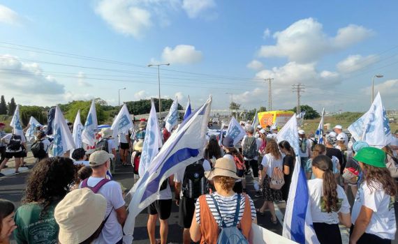 מזעזע: אלימות משטרתית בצעדת המשפחות לעזה