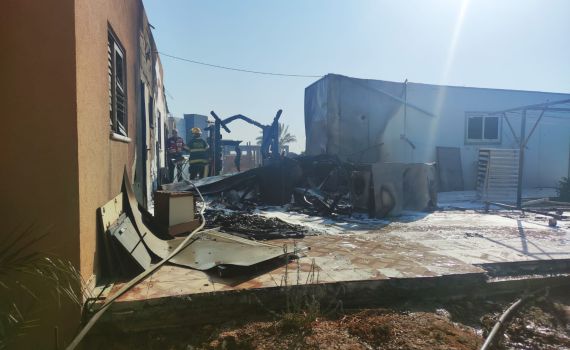פגיעה ישירה בבית בעוטף עזה: אין נפגעים