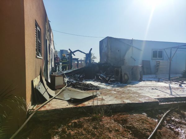 פגיעה ישירה בבית בעוטף עזה: אין נפגעים