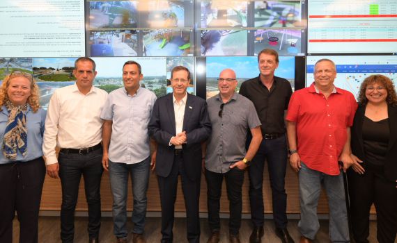 הרצוג בעוטף: "בלי האזור הזה, אין מדינת ישראל"