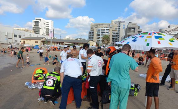 שוב טביעה: גבר טבע בחוף מציצים בתל אביב