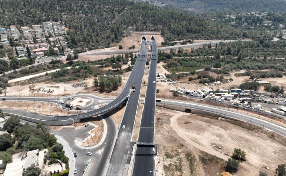 הכניסה החדשה לירושלים נפתחה לתנועה