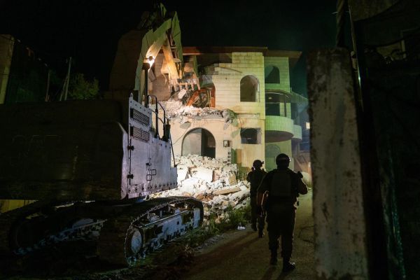 צה"ל הרס את בית המחבל שסייע ברצח הלל ויגל ז"ל