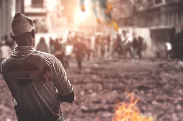 בגדד בלהבות בגלל המנהיג המתנגד לאיראן