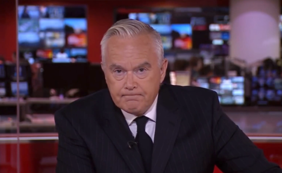 כך נראתה ההודעה על מותה של המלכה ברשת BBC