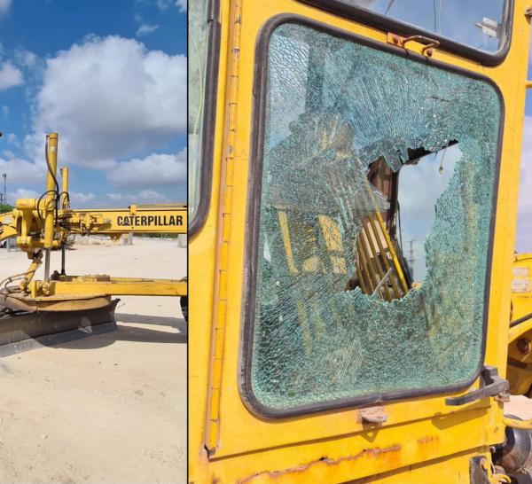 מחבלים ירו על טרקטור ביטחוני; סריקות במקום