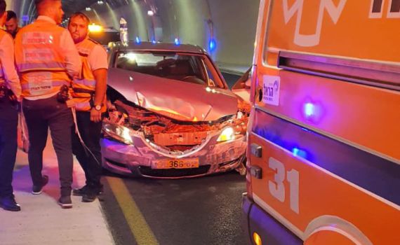 ימים אחרי הפתיחה: תאונה ראשונה בכביש 16