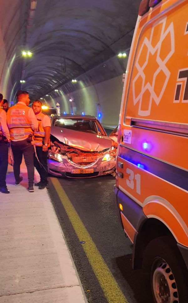 ימים אחרי הפתיחה: תאונה ראשונה בכביש 16