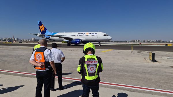 דרמה בנתב"ג: מטוס נחת בשלום בנחיתת חירום