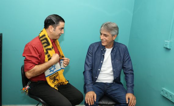 צפו: הרגע שרמזי פגש את אלי אוחנה