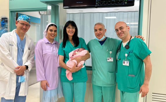 נס לשנה החדשה: תמר ילדה את בתה אחרי התקף לב