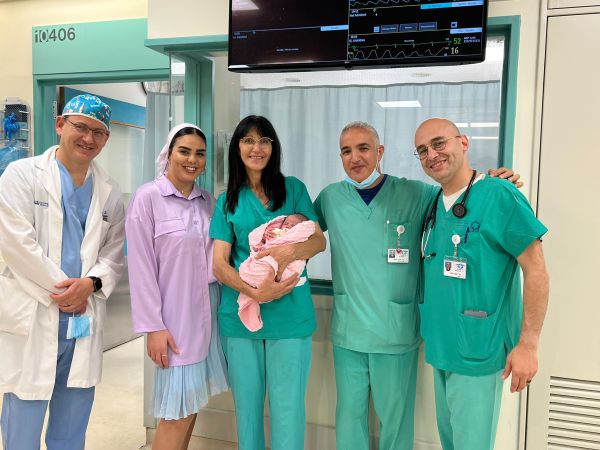 נס לשנה החדשה: תמר ילדה את בתה אחרי התקף לב