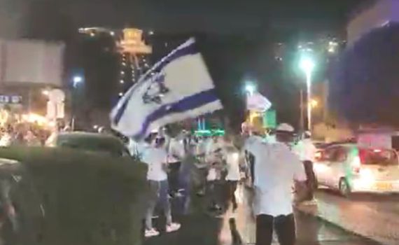 שיירה של 50 רכבים עשתה הקפות שניות בחיפה