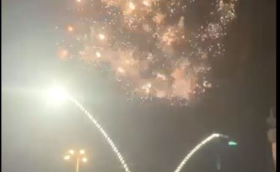 לאחר הפיגוע: זיקוקים וצפירות בחברון הערבית