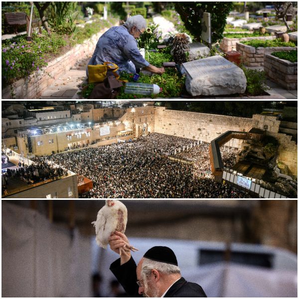 כפרות, סליחות וזיכרון: נערכים ליום כיפור בתמונות