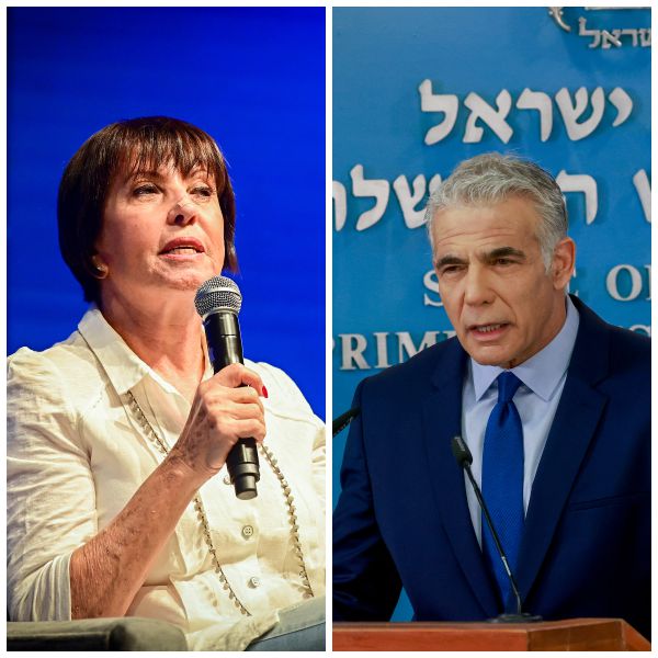 ניצול פוליטי? לפיד העביר תדרוך ביטחוני לזהבה גלאון