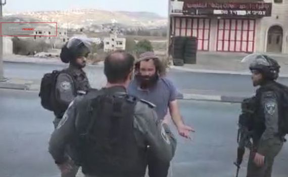 נרגם באבנים בחווארה ועוכב על ידי כוחות מג"ב