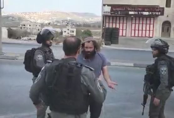 נרגם באבנים בחווארה ועוכב על ידי כוחות מג"ב