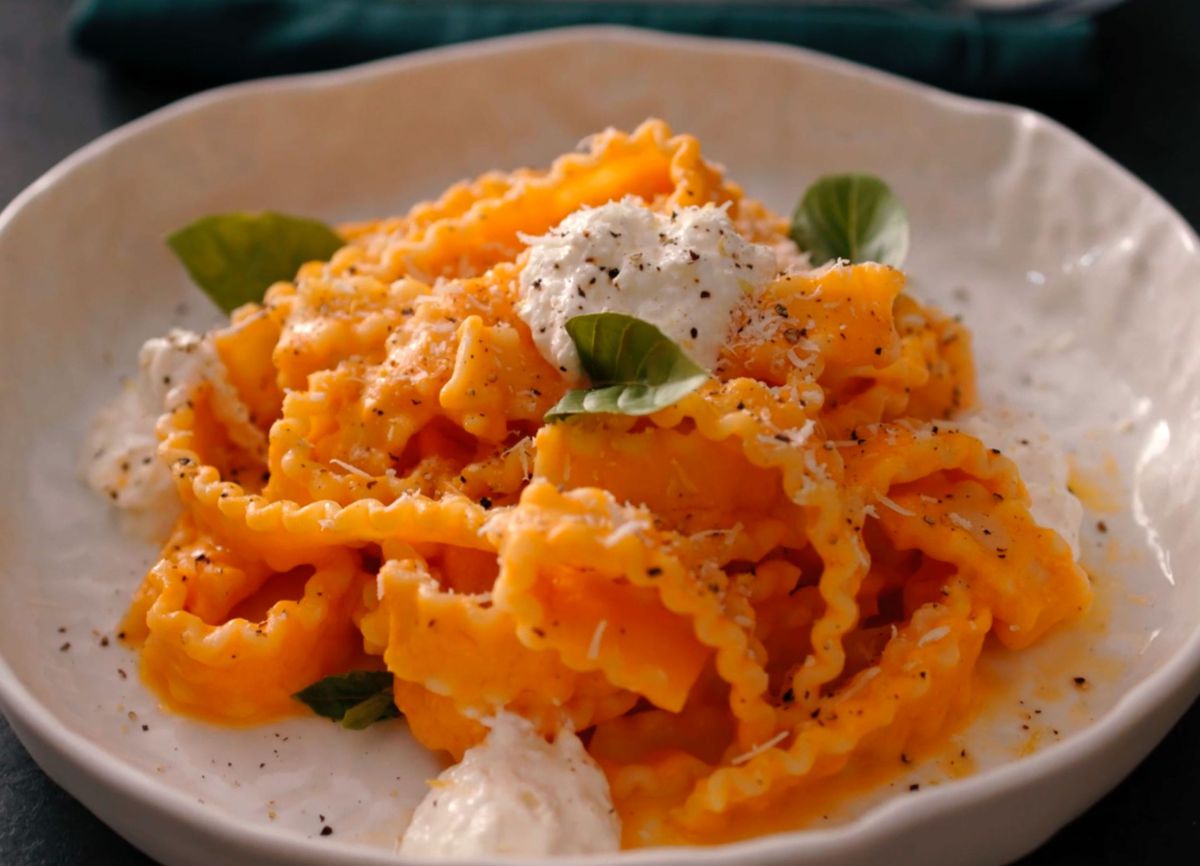 זמן להתפנק: טליאטלה ברוטב בטטה ושמנת