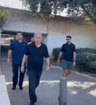 צפו: תיעוד ראשון של נתניהו אחרי האשפוז בביה"ח