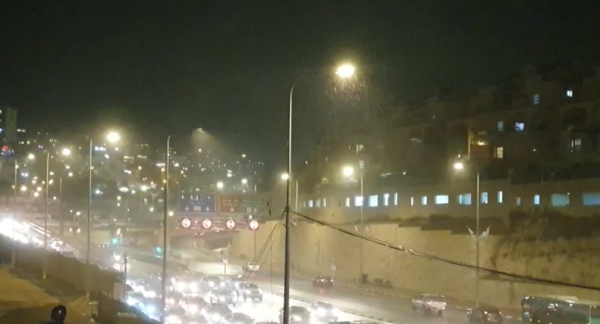 צפו: גשם כבד יורד כעת בירושלים