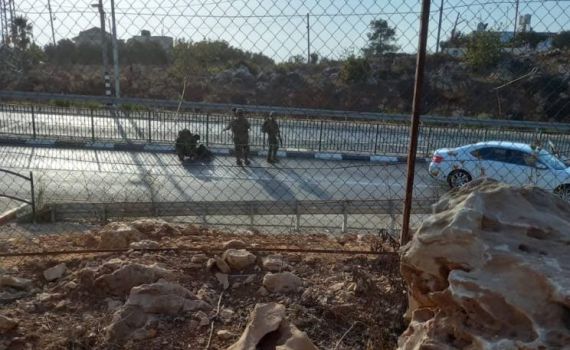 ניסיון פיגוע ליד עופרה: שוטר נפצע באורח קל