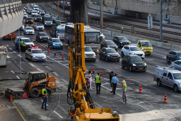 הבולען בתל אביב: מחלף השלום ייפתח מחדש
