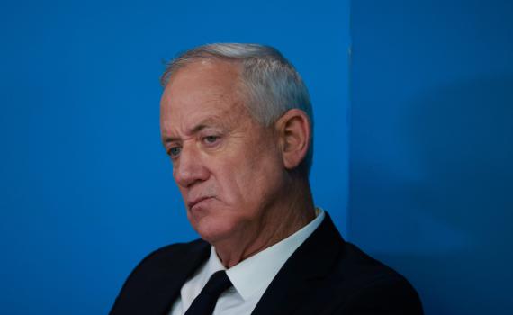 גנץ: ביבי השקרן לא מסוגל להגיד שום דבר אמתי