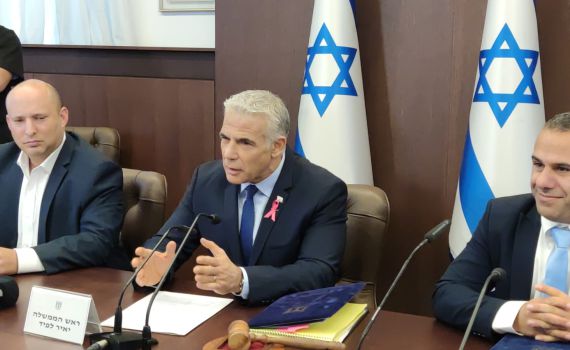 לפיד: ההסכם עם לבנון יחזק את הביטחון והכלכלה