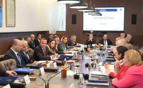 הממשלה אישרה את עקרונות ההסכם והוא יוצג לכנסת