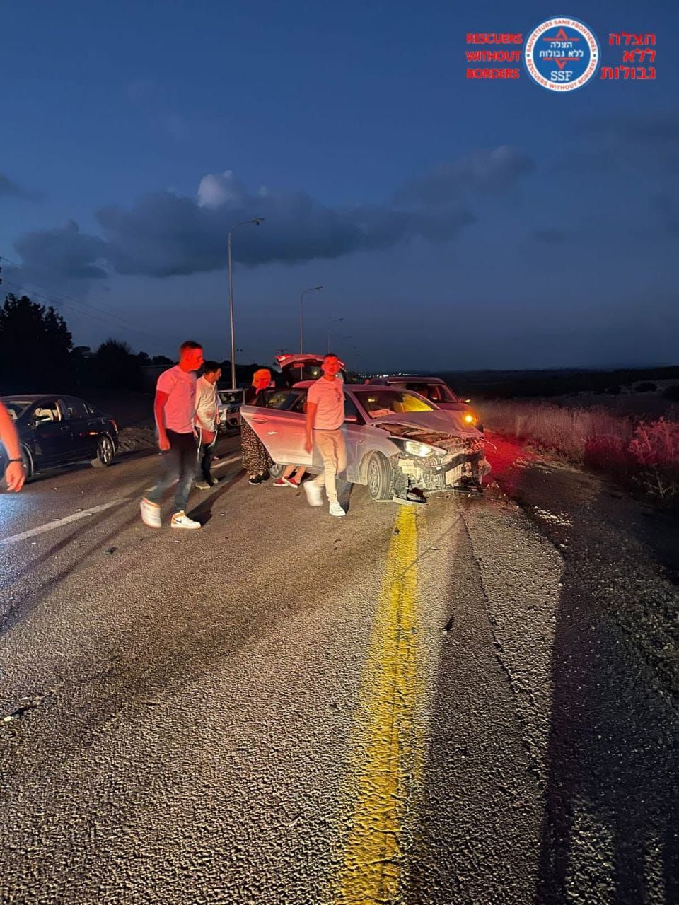 8 פצועים בתאונה ליד קרית גת, בהם נער שנפצע קשות