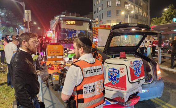שוב: תאונה קשה בירושלים; הולך רגל נפצע