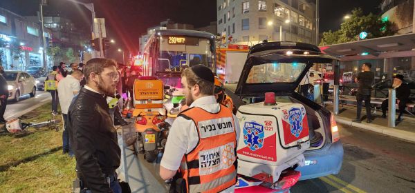 שוב: תאונה קשה בירושלים; הולך רגל נפצע