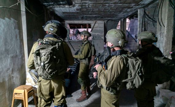 תיעוד מקסדת הלוחמים: 4 מחבלים נעצרו בשומרון. צפו