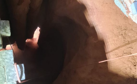 תיעוד ראשוני: הבולען ברחוב הדרור בהוד השרון