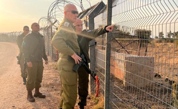 האלוף גורדין הגיע לבסיס בו בוצעה גניבת הענק