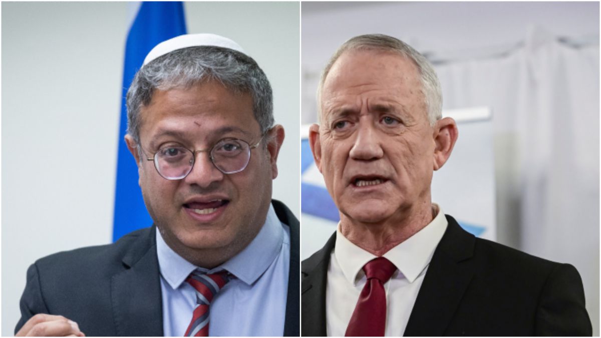 גם אחרי הודעת בן גביר: גנץ לא מוותר