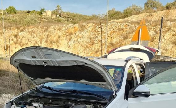 לוחמי יס"מ תפסו על חם 3 גנבי רכב פלסטינים