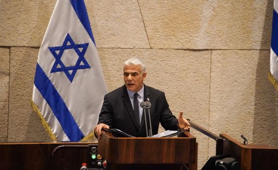 לפיד: "בלב לא שקט מעבירים את המדינה"